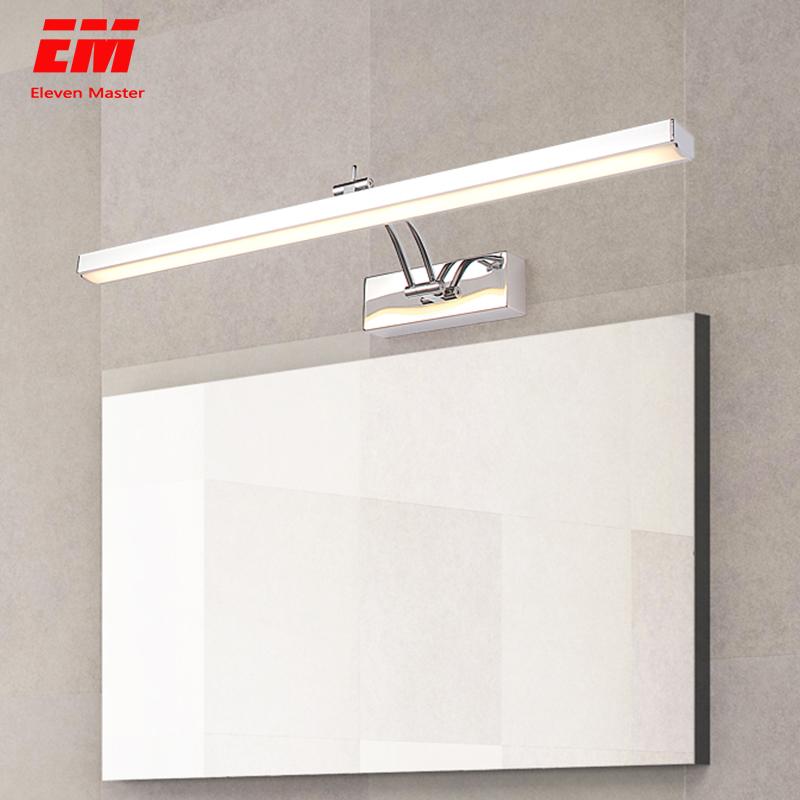 

LED Wall light Bathroom Mirror Lamp warm white /white washroom wall Lamp fixtures acrylic 7W 9W makeup mirror light ZJQ0006