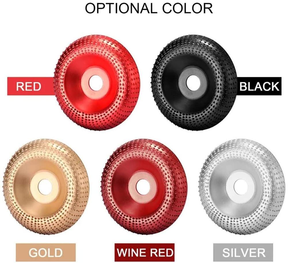 

Wood Angle Grinding Wheel Angle Grinder Disc Carving Rotary Tool Abrasive Disc 16mm Bore Shaping for Grinder