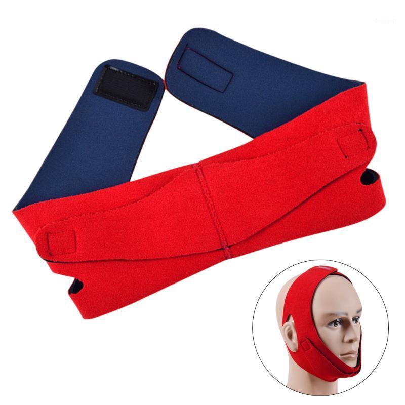 

Snore-ceasing Equipment Anti-Snore Belt Sleep Chin Support Strap Prevent Chin Dislocation Belt Face-Lifting Beauty1, Blue