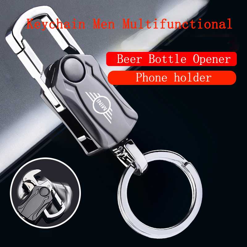 

Metal Car Logo Keychain Multifunctional Fashion Keyring Beer Bottle Opener Keychain Room Key ring For Mini Cooper R56 F56 R60 57
