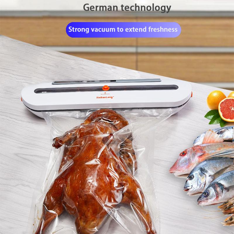 

Vacuum Sealer Vacuum Packer Automatic Household Sealer Packaging Machine Include 10Pcs Bags For Storage