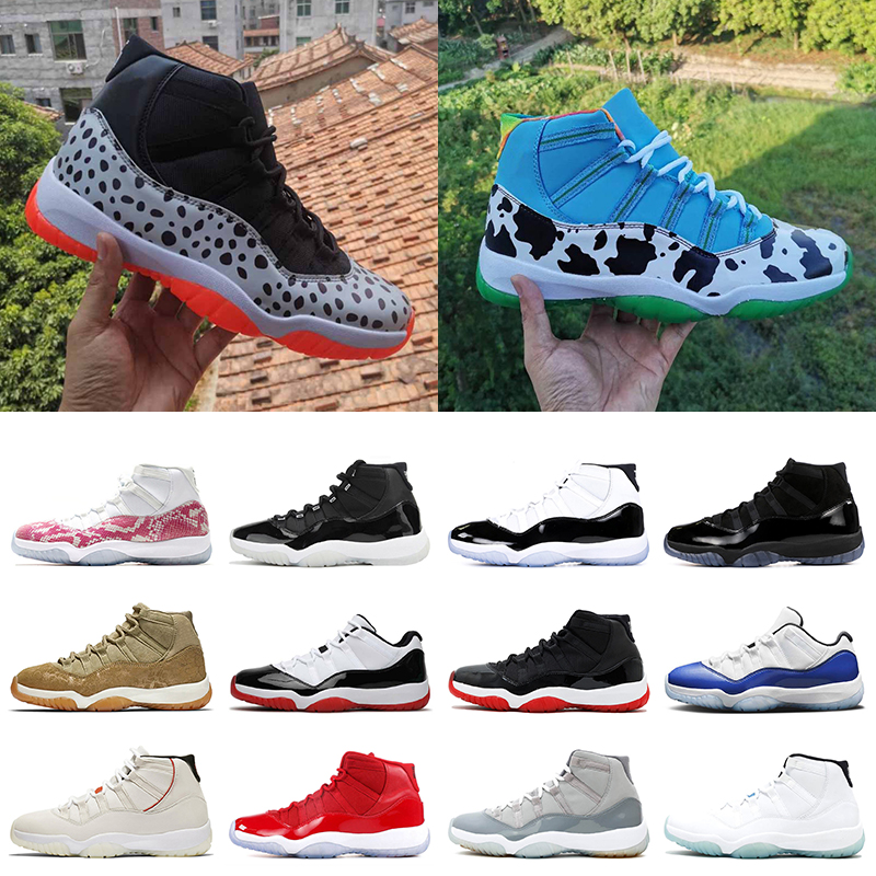 

Chunky Dunky 2020 JUMPMAN 11 11s Mens Womens Basketball Shoes Bred Concord Cap and Gown Sneakers Trainers, #6 white bred 36-47