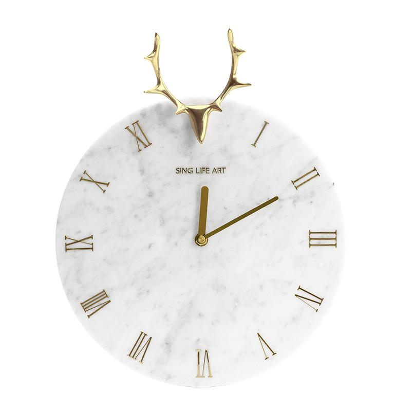 

Minimalist Fashion Wall Clock Roman Numeral Elk Creativity Wall Clock Office Modern Design Art Reloj Pared Home Decor SG50WC1