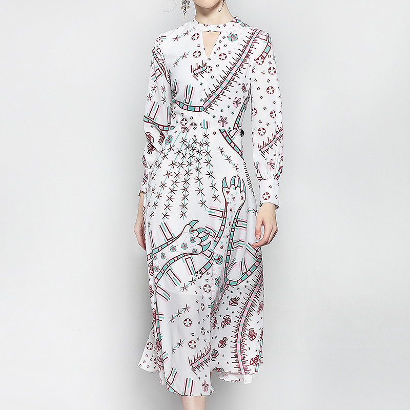 

Xf Boho Women Summer 2021 From Party Designer Higher Quality Track the Copy of Flower in Decorating v Long U605, Blue