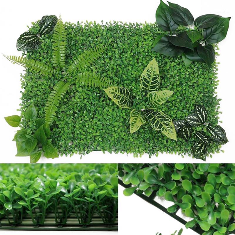 

Wall Grass Grass Mat Green Artificial Plant Lawns Landscape Carpet Fake Hedge Plant Fake Wall Garden1, As picture