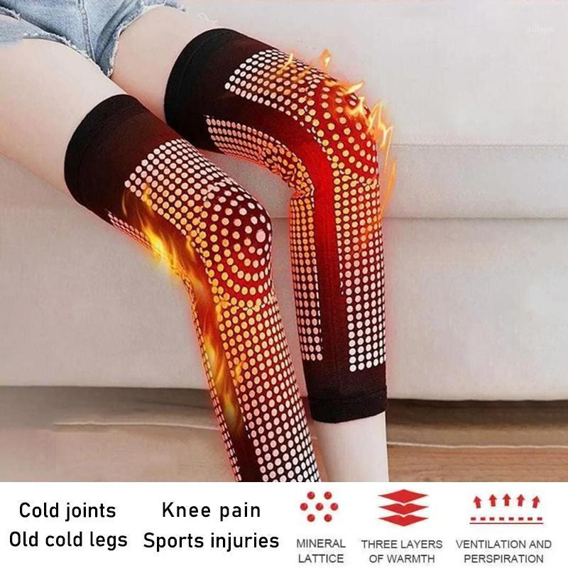 

1 Pair Dot Matrix Self Heating Knee Pads Brace Sports Kneepad Tourmaline Knee Support for Arthritis Joint Pain Relief Recovery1, Black