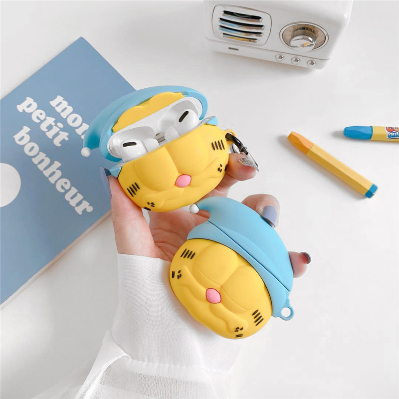 

3D Earphone Case For Airpods Case Silicone Cute Dragon Mouse Chicken Cat and Cartoon Headphone/Earpods Cover For Apple Air pods 2 Case, C for airpods 1/2