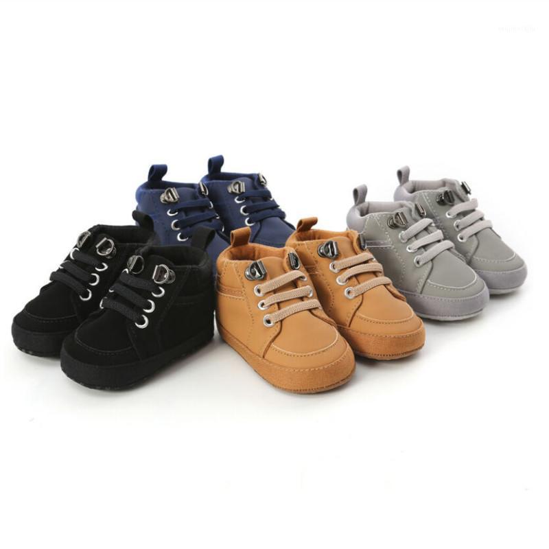 

2020 Hot Infant Baby Boy Girl First Walkers Soft Casual Shoes Newborn Non-slip Shoes Suede Leather Sneaker Baby -18 M1, Black