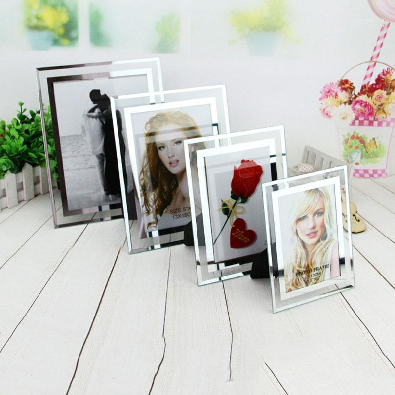

Hot Selling Crystal Glass Frame Table Certificate A4 Creative Photo Frame High Quality Home Decoration Glass Picture1