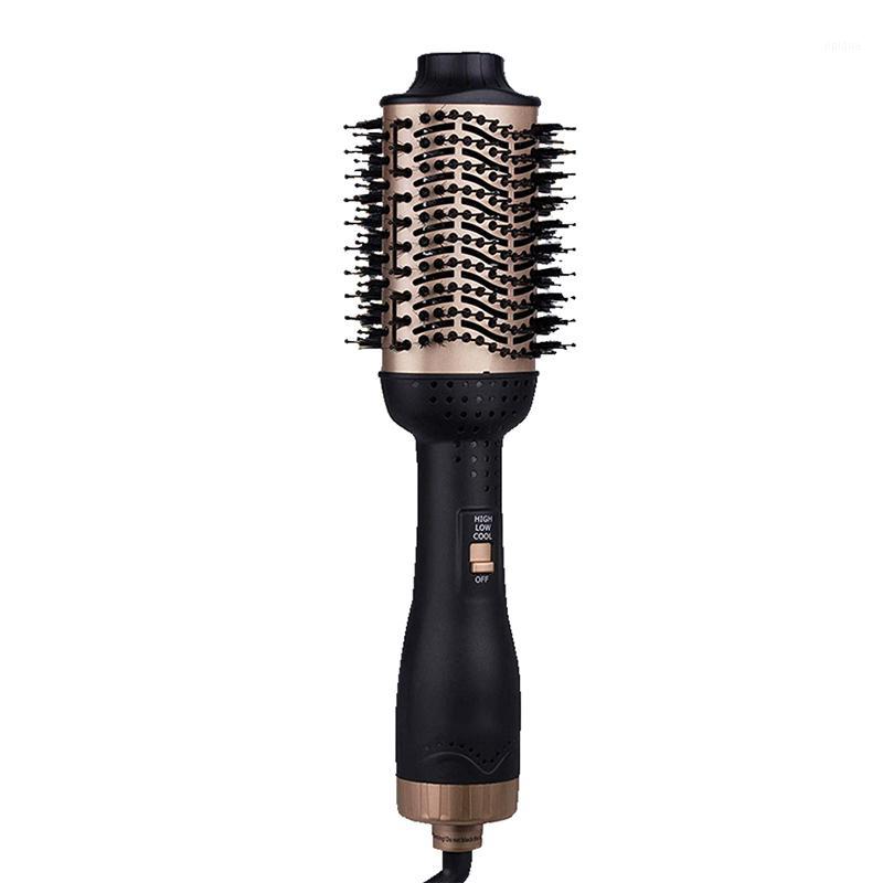

Hair Dryer Brush One Step Hair Dryer & Volumizer 3-In-1 Straightener Curler Hot Air Comb With Ceramic Anti-Scald Negative1