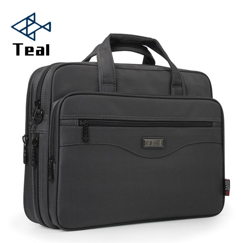 

2020 New Men's Briefcase Laptop Business Bag Oxford Cloth Large Capacity Casual Bags For Men Famous Brands Designer Laptop bags, Black