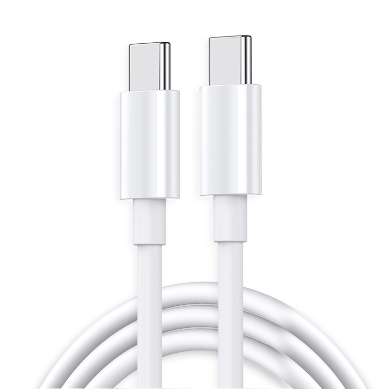 

PD Data Cable USB C to USB Type C Cable for Xiaomi Redmi Note 8 Pro Quick Charge 4.0 PD 60W Fast Charging for MacBook Pro S11 Charger Cable, White