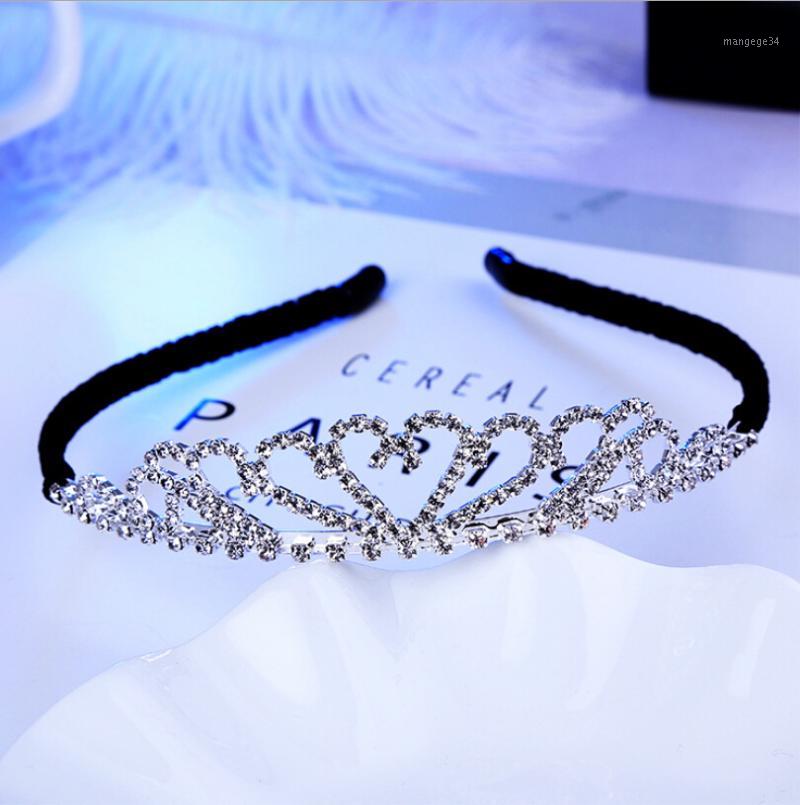

Crystal Bridal Headdress New Women Girls Princess Crown Hairband Hairpin Children Jewelry Headband Accessories1