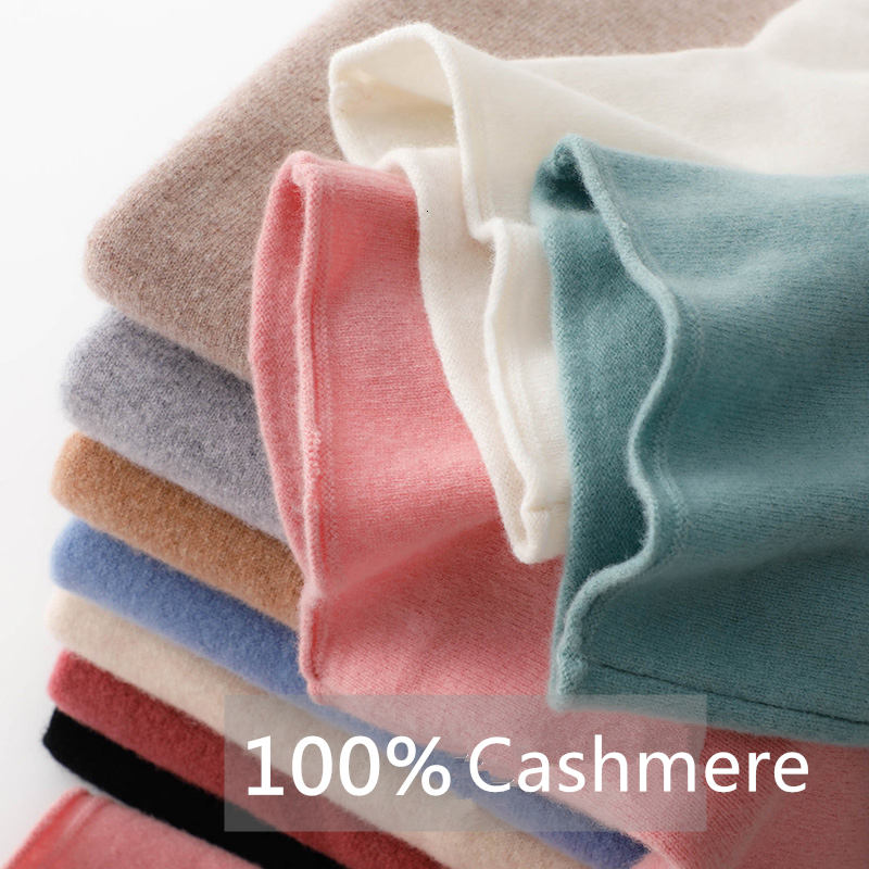 

2021 New 100% Cashmere Turtleneck Women Sweater Autumn Winter Soft Warm Jumper Pull Femme Hiver Pullover Sweaters Gd2l, Black