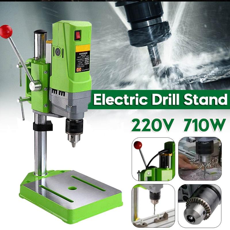 

710W BG-5156E Electric Bench Drilling Stand 220V Multifunction Governor Mini Bench Drill Stand Steel/Woodworking Home DIY Tool