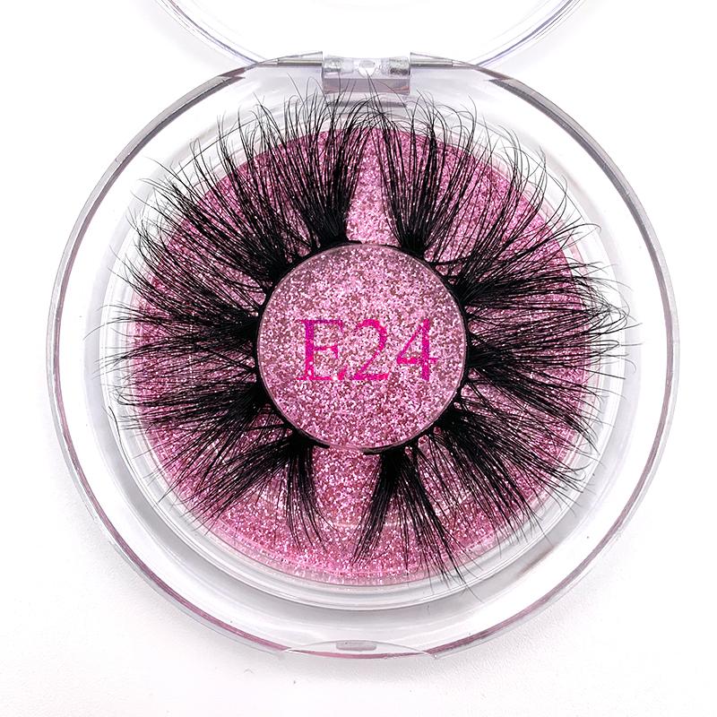 

Mikiwi Handmade Fluffy Eyelashes 100% Mink Eyelashes Natural Dramatic Volume Extension False Eyelash For Beauty