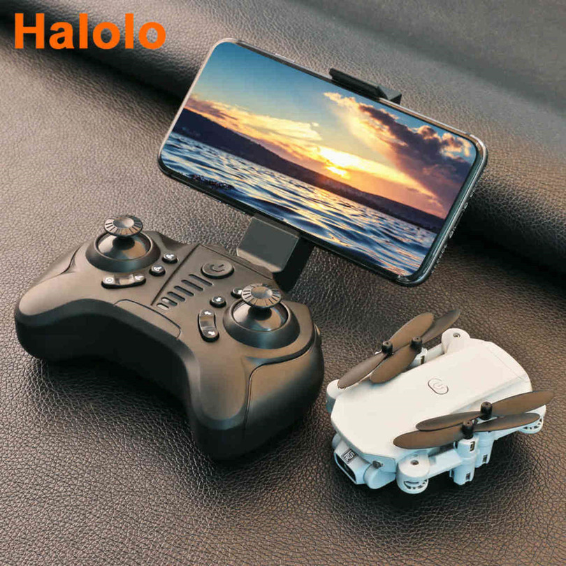 

Halolo Mini 4K UAV with HD camera, WiFi, FPV, ls-min, foldable pocket 4WD, professional helicopter and black children's toys, Only a bag