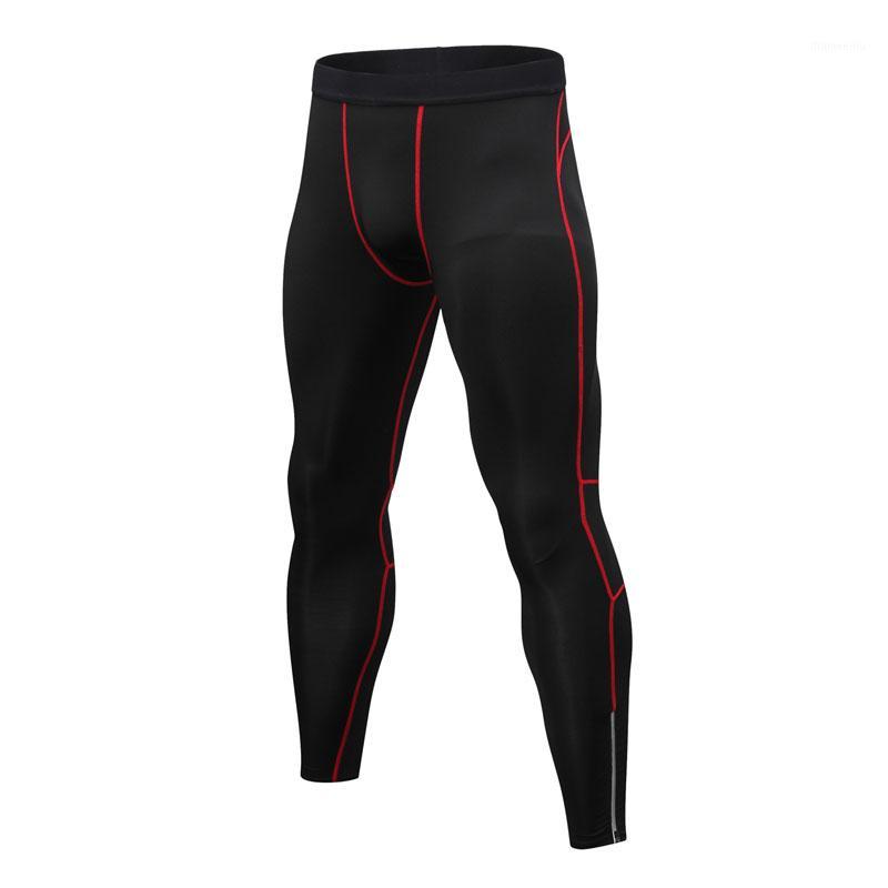 

Men Jogger Bodybuilding Sweatpants Compression Tight Leggings Sports Fitness Gym Workout Training Yoga Trousers1, Black