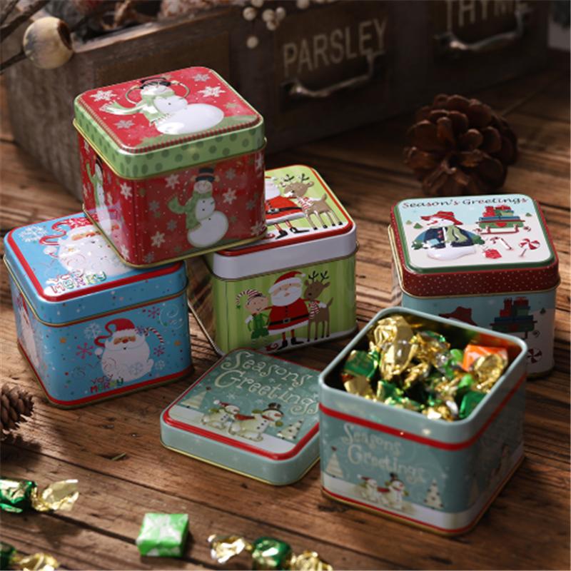 

Christmas Decoration 1pcs Christmas Candy Box Jar 2021 New Year Decoration Navidad Gift Merry Natale Noel