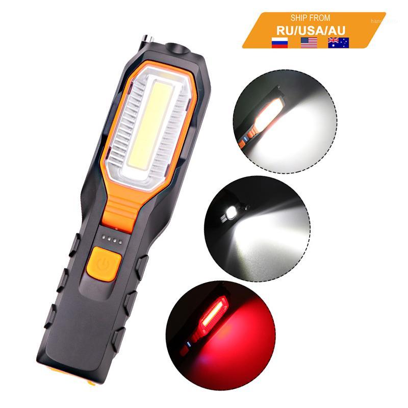 

ZK20 Dropshipping COB 4000LM LED Work USB Rechargeable Flexible Magnetic Inspection Lamp Emergency Working Light1