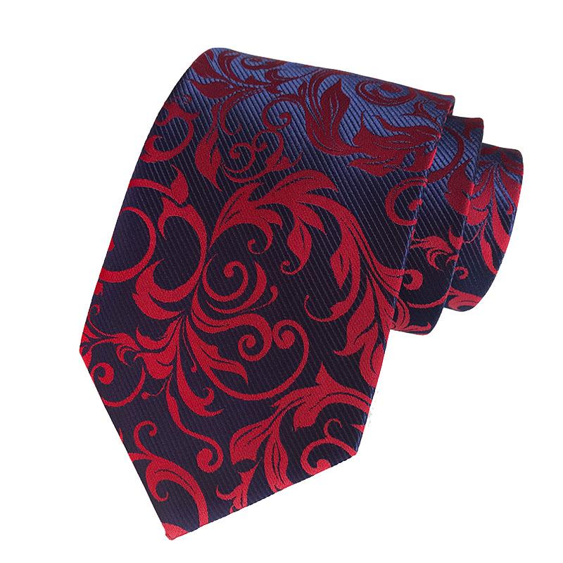 

Jacquard Tie Polyester 8cm Fengwei Floral High-grade Men's Gifts Suit Shirt Accessories Classic Banquet Wedding Business Necktie