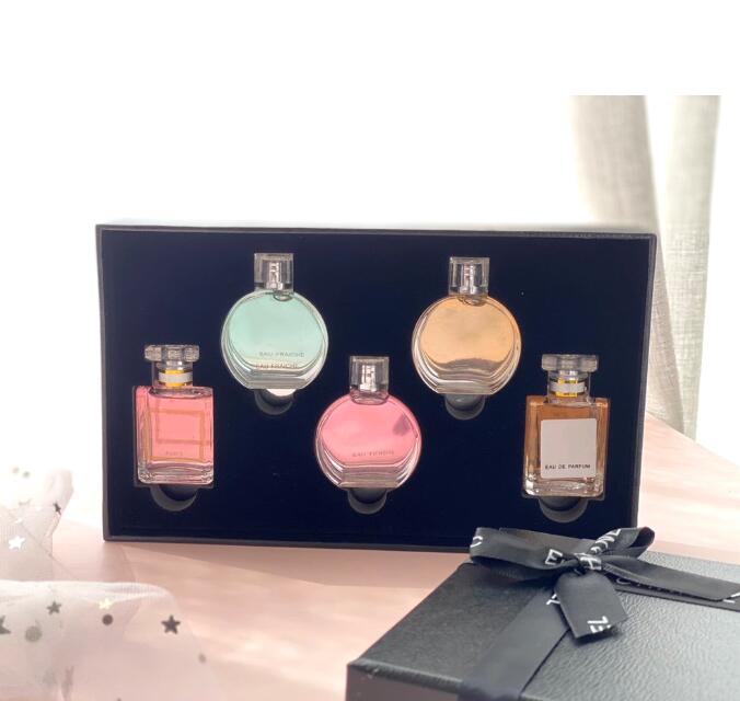 

Perfume Set 5pcs Chance No Miss 5 Lady Women Perfume Fragrance Long Lasting EDP Parfum 3pcs 4pcs Gift Box Set Top Quality Christmas