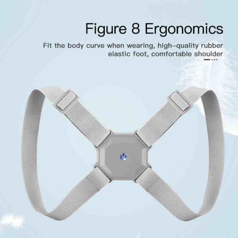 

Smart Back Posture Humpback Corrector Back Intelligent Brace Support Belt Shoulder Training Belt Correction Spine Fitness, 1pc
