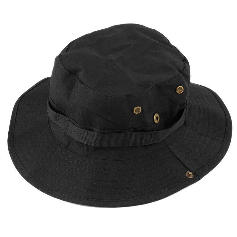 

Bucket Hat Boonie Fishing Wide Cap Brim Unisex Men Women Perfect Fashion Caps, Black