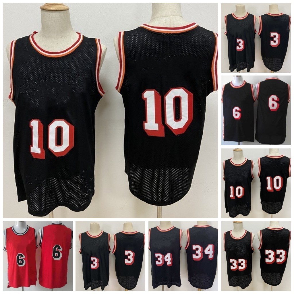 

Vintage 33 Mourning 6 3 Men Swingman Player Basketball Jersey Stitched, As