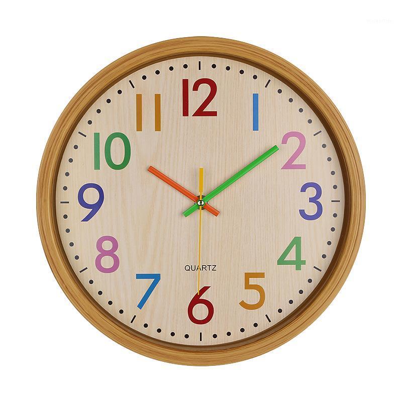 

12INCH Silent Non-Ticking Quartz Kid Wall Clock Home Office Decorative Indoor1