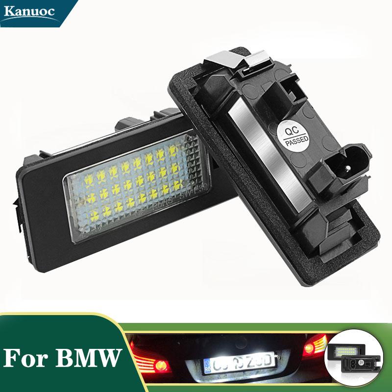 

2Pcs 24 LED Car License Number Plate Light Led Auto boot Light For e90 E82 E60 E92 E93 M3 E39 E60 E70 X5 E39 E61 M5, As pic