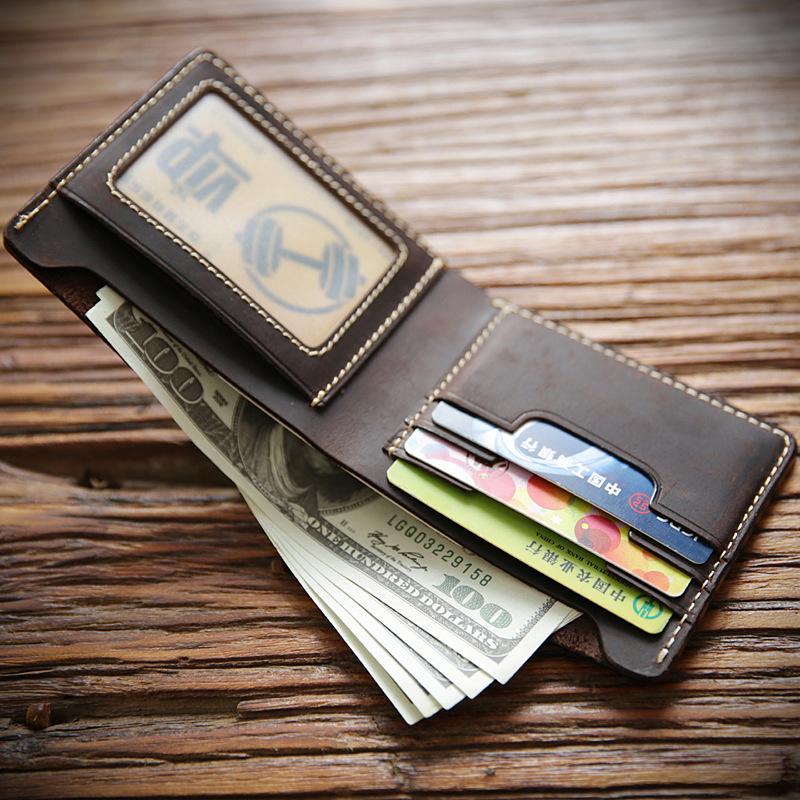 

SIKU men's leather wallet case fashion men wallets brand coin purse holder male wallet, Black