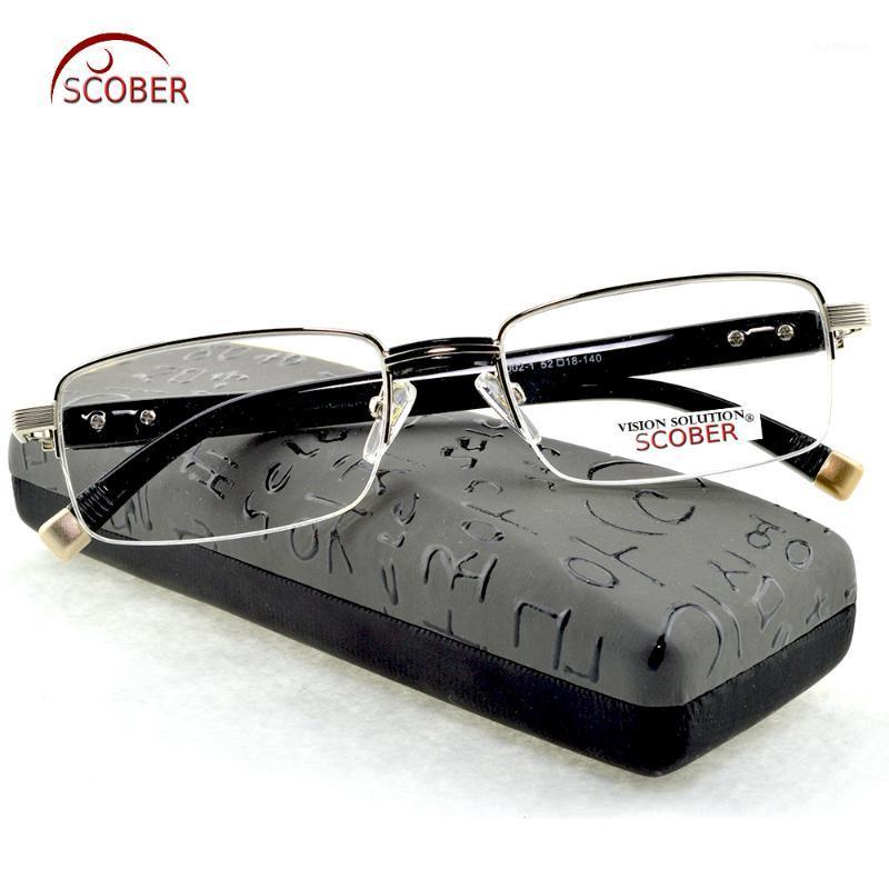 

2020 = Scober Men Titanium +tr90 Senators Antireflective Coated Reader Read Non Spherical Reading Glasses +0.5 +0.75 +1 To +61