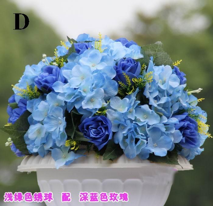 

SPR NEW!!Free shipping!10pcs/lot artificial flower centerpieces for wedding table flowers centerpiece flower balls decoration