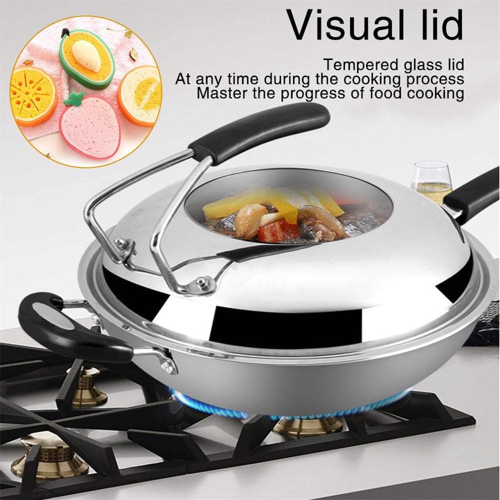

Honeycomb Non-Stick Frying Pan Copper Frying Pan Safe Cooking 7 Layers NonStick Coating Kitchen Pancake Cooking