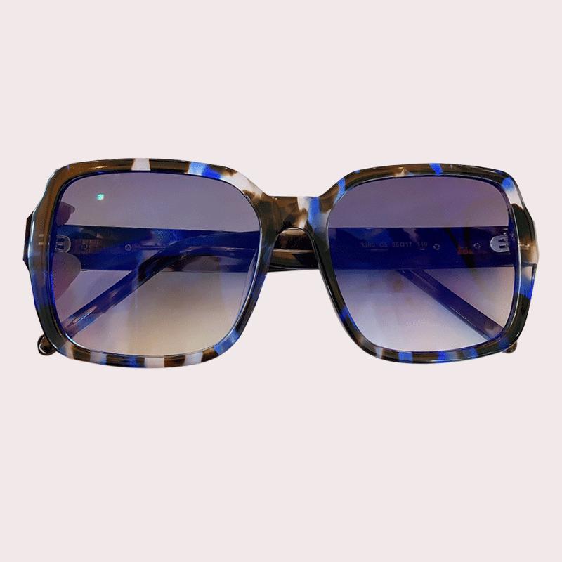 

Sunglasses Brand Design Flower Pattern Frame Mirror Retro Elegant Female Glasses For Driving Shopping Women Goggles Gafas De Sol