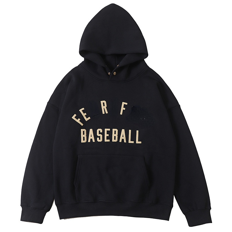 

Fashion High Street Brand Hoodies Designer Letter Printing Pullover for Men and Women Loose Oversize Streetwear, Black