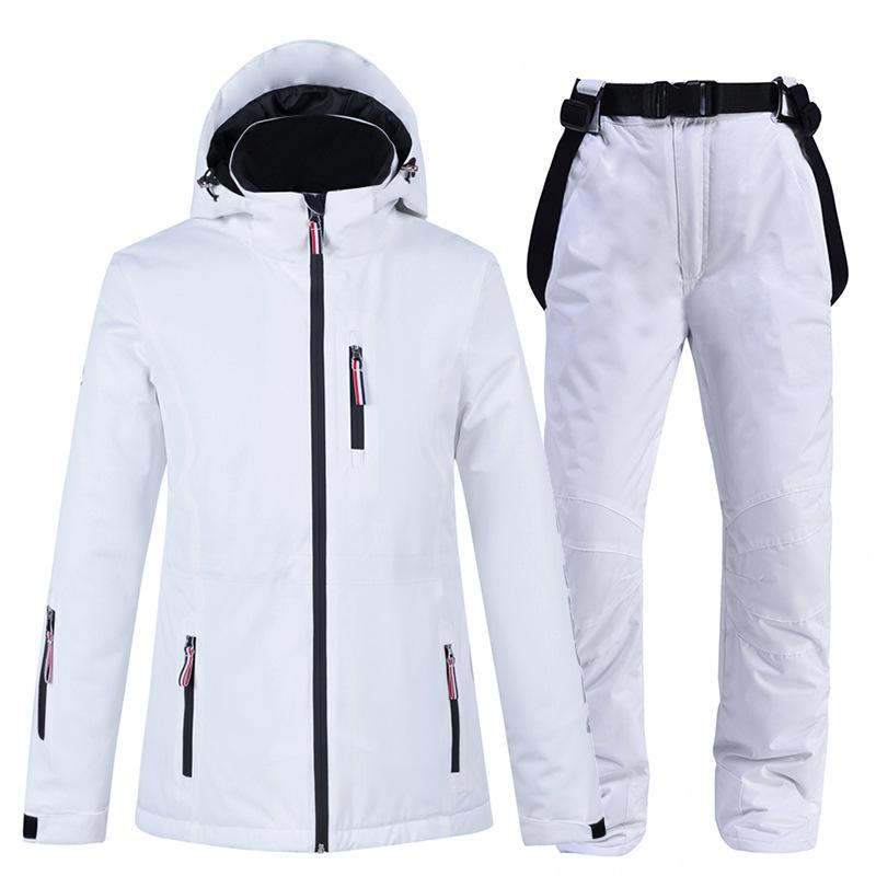 

New Ski Suit Women Windproof Waterproof Breathable Warm Snowboard Jackets Pants High Quality Winter Ski Jacket Women Set, Z16