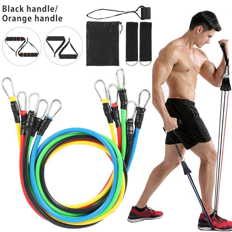 

11pcs Latex Resistance Bands Crossfit Training Exercise Yoga Tubes Pull Rope Rubber Expander Elastic Bands Fitness with Bag1