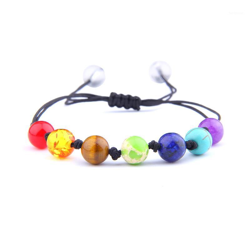 

2020 Popular Natural Stone Women's Design Bracelet Multi-colored Beaded String Bracelet1
