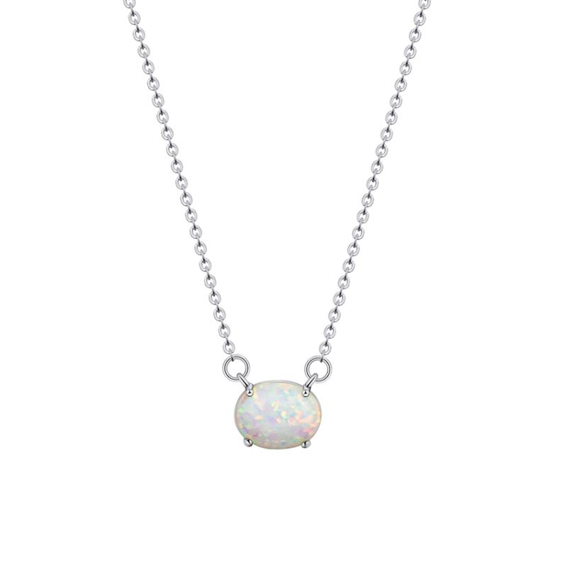 

Pendant Necklaces Wholesale Unique White Cute Choker Necklace Jewelry Natural Stone Statement Stainless Steel Chain
