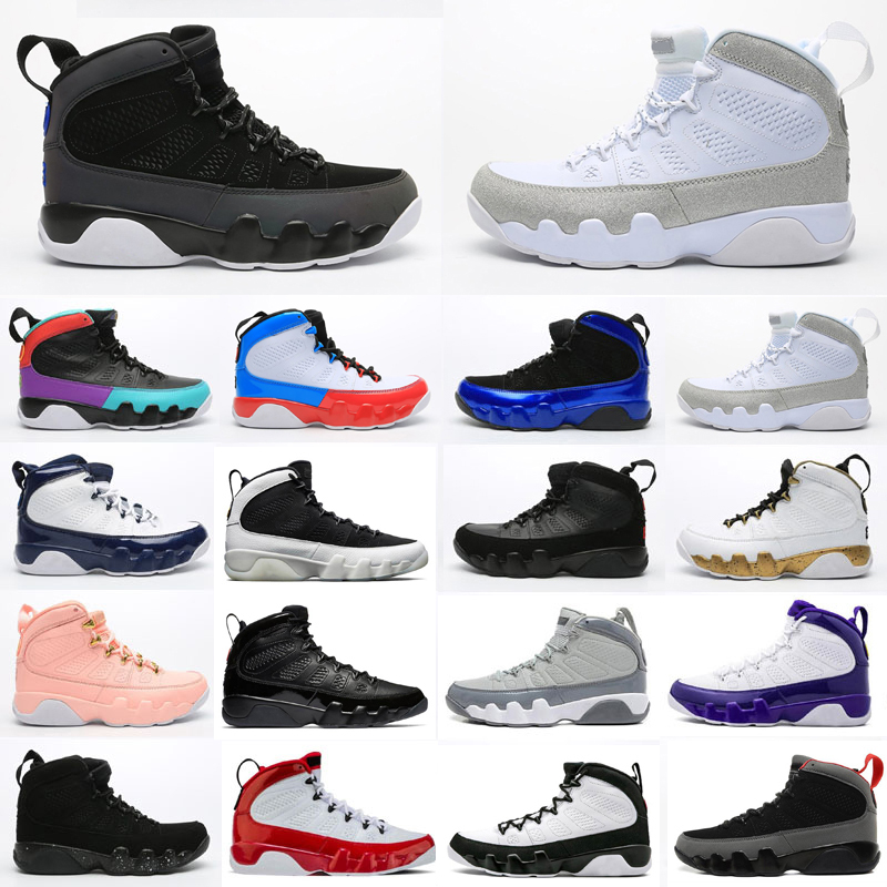 

Jumpman 9 9s Basketball Shoes Mens Trainers Racer Blue Bred UNC Gym Red Citrus Men Sport Sneakers Size 40-47, As photo 16