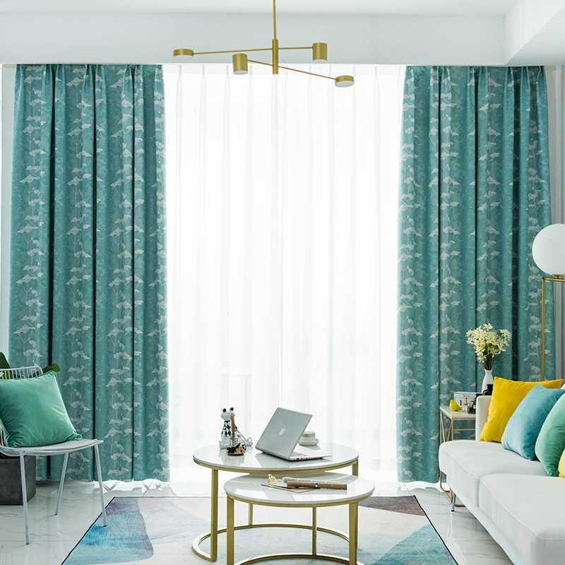 

Redaymade dandelion printing blackout curtains for living room, new classical shower bedroom curtain divider ( #LRYS1903)1, Gray-purple