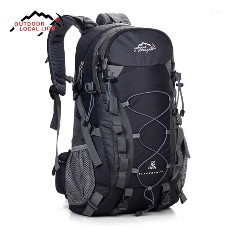 

Outdoor Waterproof Hiking Backpack 40L Breathable Women Men Camping Travel Bag Molle Trekking Climbing Bag Rucksack1, Yellow