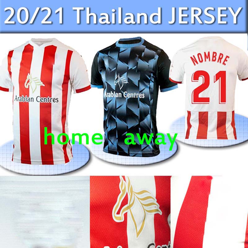 

20 21 Almeria home Soccer Jersey uniform Union Deportiva away jersets GUTI NOMBRE SEKOU MUNOZ CHEMA LAZO GASPAR PETROVIC Football Shirt unif, Aermeiliya