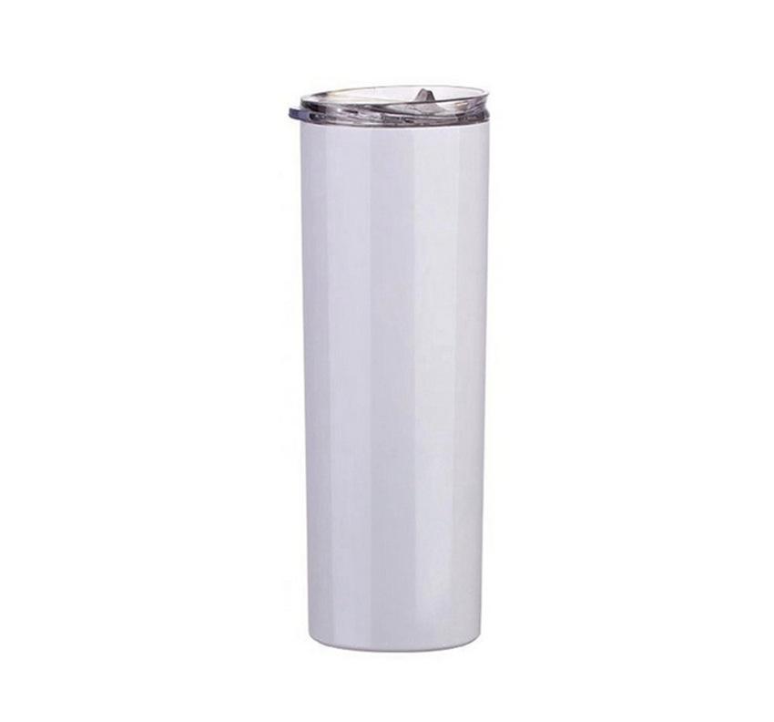 

20oz Skinny Tumblers Sublimation Blanks Tumbler Stainless Steel Coffee Mugs Beer Classic Cup With Lid straws Sea Shipping AHC3518, 20oz;sea shipping