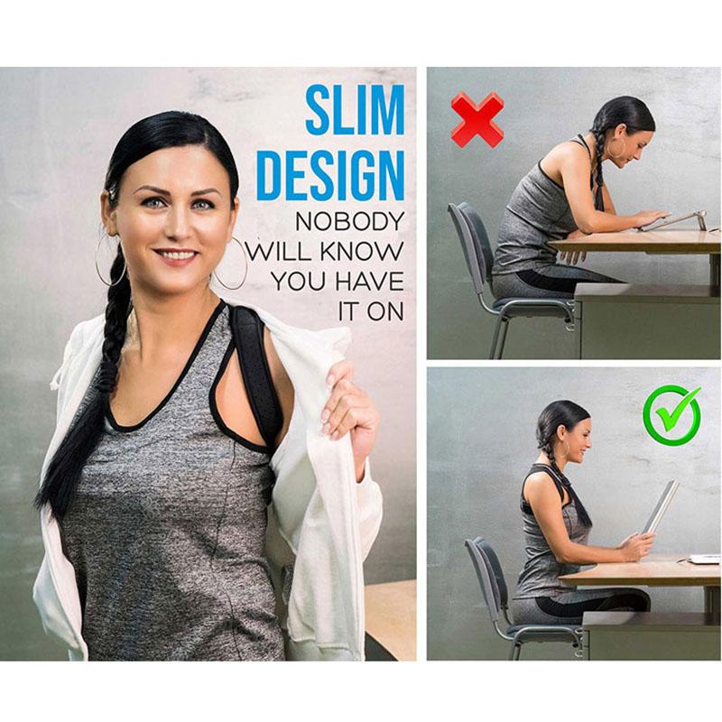 

Back Posture Corrector Corset Clavicle Spine Posture Correction Back Support Belt Comfortable Soft Strip Corrector for Adult kid, Child