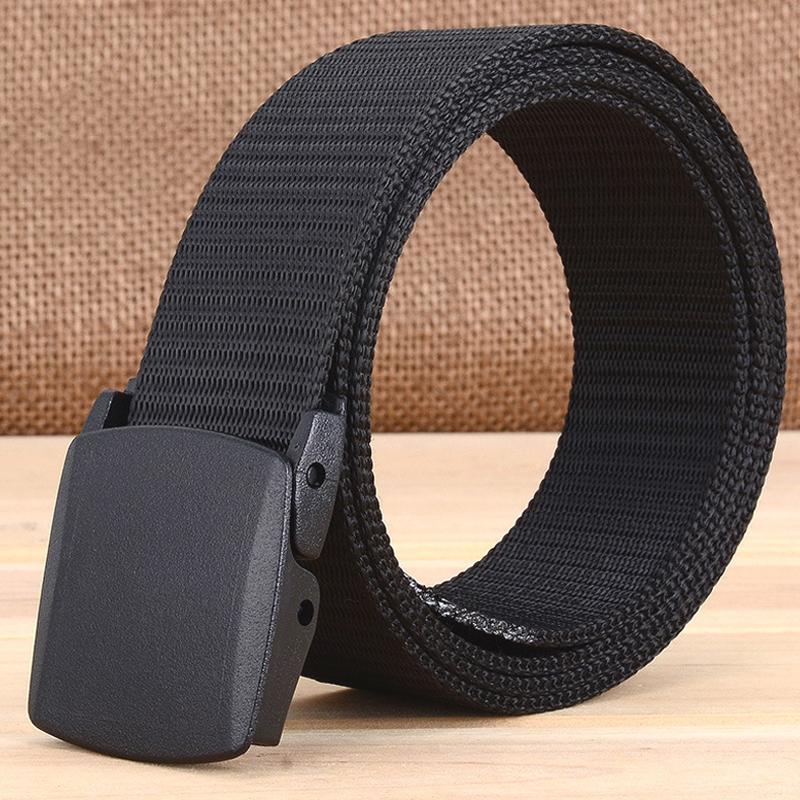 

men canvas belt 100 110 120 130 140cm long big size new nylon material mens belt outdoor male jeans tactical belts, Army green