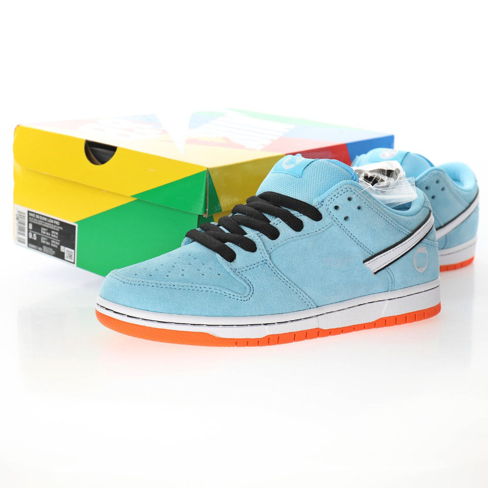 

NEW fashion NK Dunksb Low Pro Club 58 Gulf suede light sea blue and white 58 Men women jogging Sneakers board shoes BQ6817 401, 02