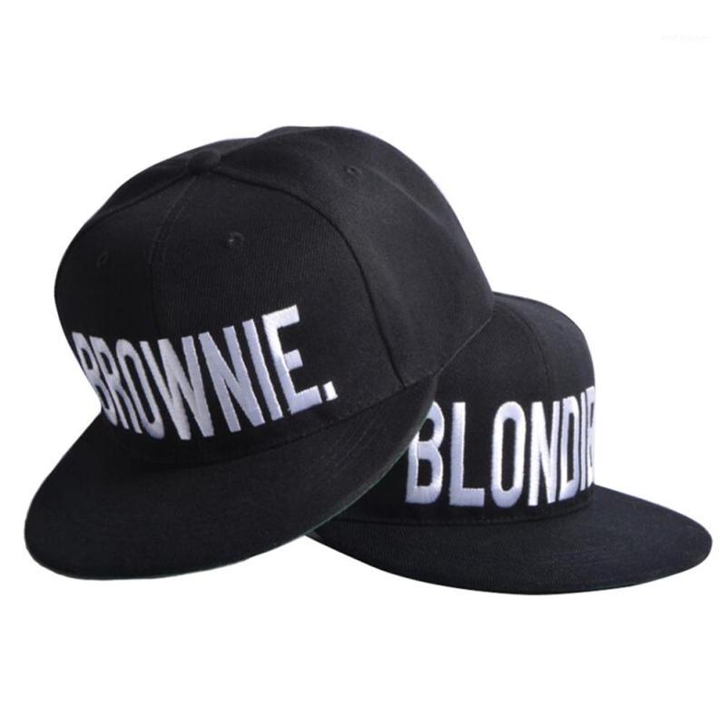 

BLONDIE BROWNIE Embroidery Blank Snapback Hats Baseball Caps Hip-Hop Adjustable Gorras Cotton Girlfriend Women Gifts1